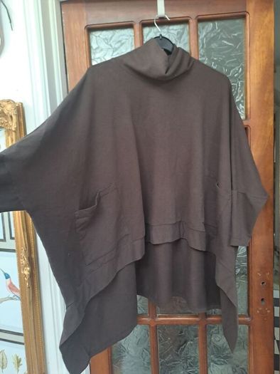 Oversized COS style asymmetric turtleneck