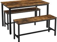 main image for ad Dining Table Kitchen Table Set with 2 Benches - Free Delivery Nationwide