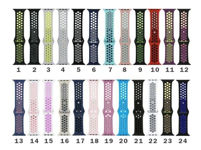 Apple iWatch Sport Silicon Band Strap 38/40/41 mm for All Series