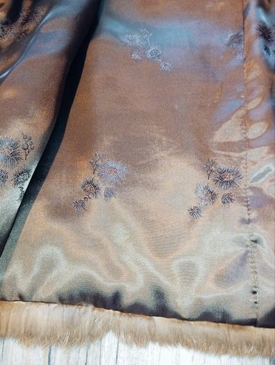 Vintage Julian Vard Genuine Fur Jacket Brown Size 12 Made in Ireland