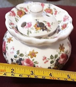 emerald isle pottery pot puree holder