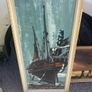 Bill hawkes artist 1960s 1970s signed framed oil paintings free postage Image 4