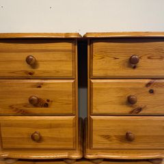 2 solid pine lockers