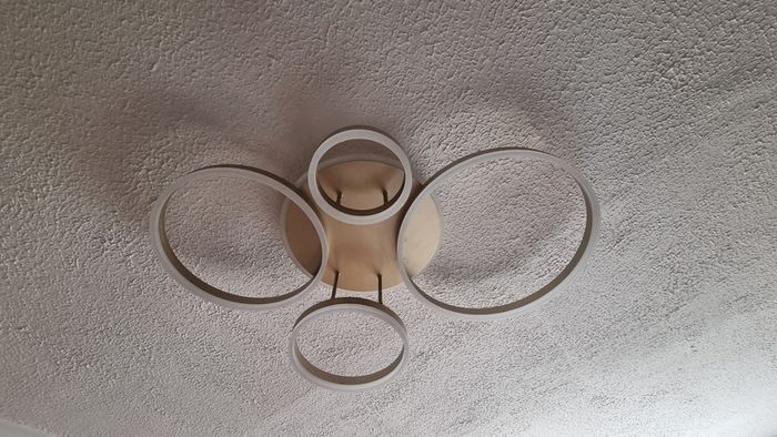 4-ring integrated LED ceiling light