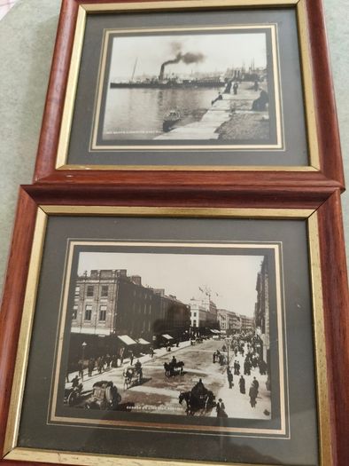 Set Of 2 Photo Of Old Limerick The Quays. Limerick.5297.w.l. And George St. Limerick.3287.ma