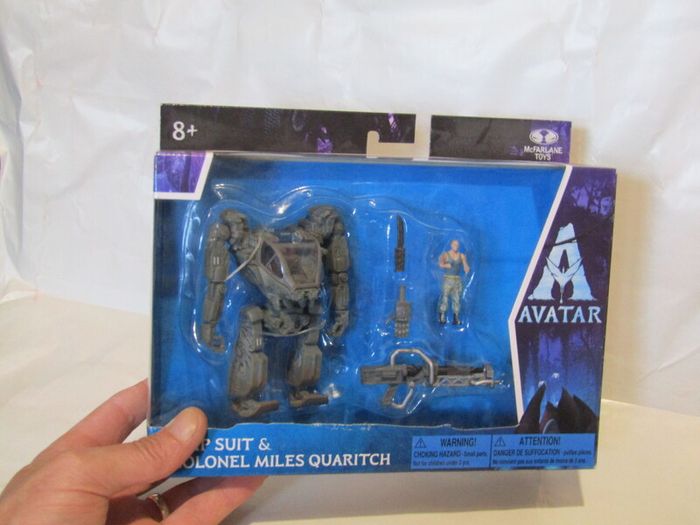 Avatar Movie Mcfarlane Toys Figure Playset Amp Suit & Colonel Miles Quaritch Brand New Sealed