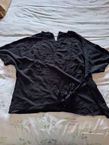 Black Silky Top