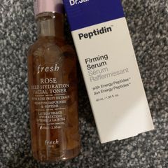 dr jart and fresh serum ,  toner brand new