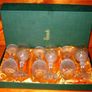 Vintage Harrods Cut Crystal Wine Glasses Set of 6 (Brand New / Unused) Image 10