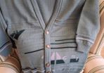 Lovely New Gabetti Irish Made 50%Wool Cardigan Boys Age 11-12 Years