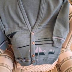 Lovely New Gabetti Irish Made 50%Wool Cardigan Boys Age 11-12 Years