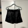 Faux leather shorts Image 4