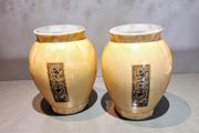 Pair of Royal Tara Irish Treasure vases