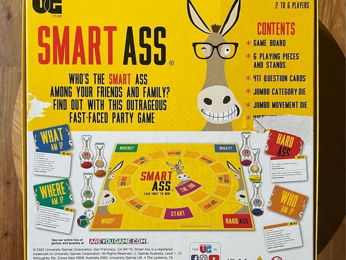 Smartass Boardgame