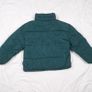 Pull & Bear Dark Forest Green Stand Collar Zip Front Short Puffer Jacket Size M Image 8