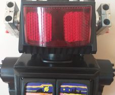 Vintage Action Invader Robot Authentic 1980's Exceptionally Rare Vintage Toy.