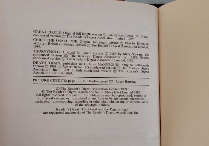 Readers Digest Condensed Books