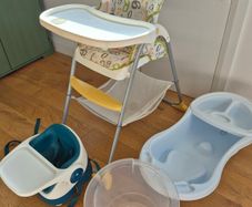 Baby feeding chair and bath