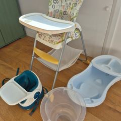 Baby feeding chair and bath