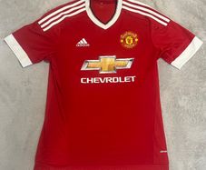 Manchester United Jersey Adidas Red Mens Small