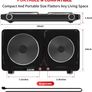 Electric Hot Plate, 2500W Portable Electric Stove,Double Hot Plate, Burner for cooking,Cooktop for Dorm Office Home Camp, Compatible with All Cookware (FREE POSTAGE) Image 2