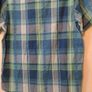 New blue check short sleeves shirt tag attached Image 4