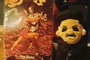 Ghost Dance Macabre Metal Sign and  Cardinal Copia  Plush Figure.