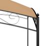 Garden Pavilion with Table and Benches 2.5x1.5x2.4 m Taupe 180 g/m2 Image 3