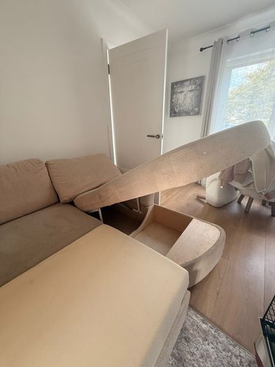 L shape Couch bed