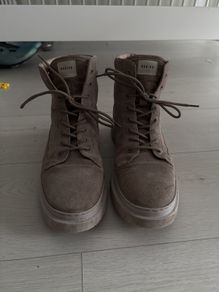 Military premium leather boots 44
