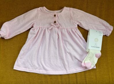 Dunnes stores baby girl dress and tights set 3-6m