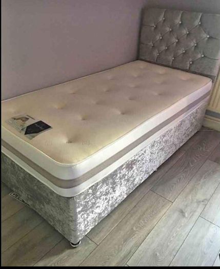 New Divan Beds Instock. All Sizes Available. All Colours Available.. Drawers Option Available. Tufted Memory Foam Mattresses Available