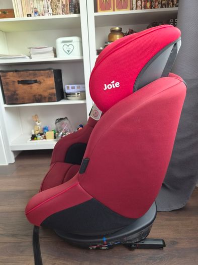 Joie Spin 360 Rotating Car Seat (Birth - 18kg) - Merlot/Red - ISOFIX