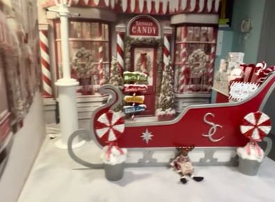 Christmas Sleigh photo prop