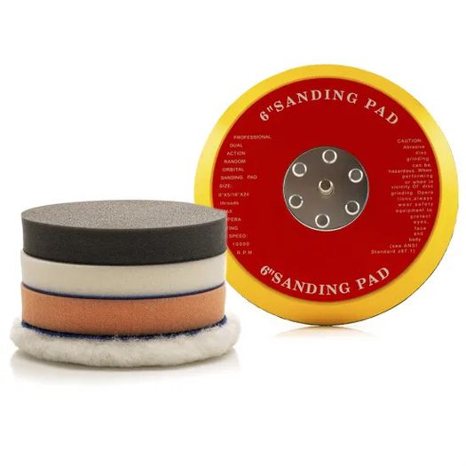 Glass Polish 16130 PRO-Line Detailing Foam Set / 6" 150mm