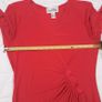 Joseph Ribkoff Red V-Neck Long Sleeve Draped Wrap Bodycon Midi Dress 12UK/40EU Image 10