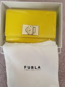 Brand New Yellow Furla Wallet