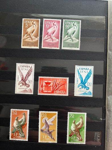 SPAIN Colonies album with stamps