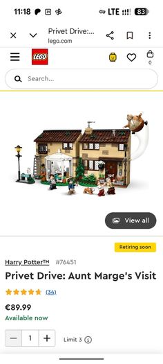 Lego Privet Drive: Aunt Marge's Visit