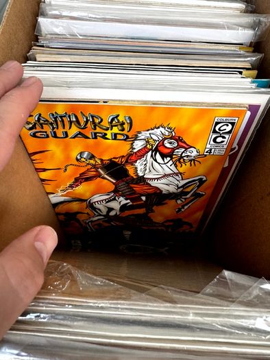 Indie Long Comic Box w 250 Comics for Sale