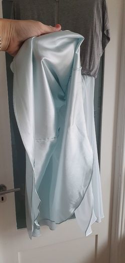 TED BAKER jewelled jersey top with aqua silk skirt Sz 3 (Fit 12-14UK) - Rrp 225 (New)
