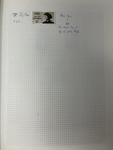 1965-74 Ireland used written up on spring back pages including some varieties/ errors in spring back album. Includes loads of spare pages. Note 66 rising set and MacCurtain & MacSweeney sets.