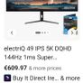 New in box electriQ 49 IPS 5K DQHD curved gaming monitor Image 8