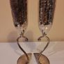 SALE!  Silverplated Metal Champagne Flutes for weddings, engagement or New Year celebrations Image 3