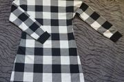 Buffalo Plaid Tee Dress  Size 8-12