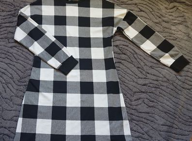 Buffalo Plaid Tee Dress  Size 8-12