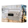 2 Band Rechargeable Radio Ivory White Image 4