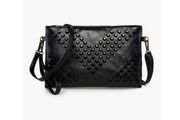Fab Leather Look Bag with Black Studs