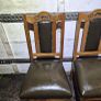 oak chairs x2 Image 3