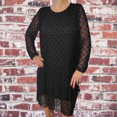 Beautiful Tulle Dress / Tunic Plisa D-or style Black